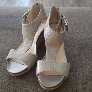 Silver sandals